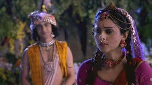 Radha Seeks Krishna's Help