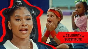 Olympic Gymnast Jordan Chiles Does Backflips with 1st Graders